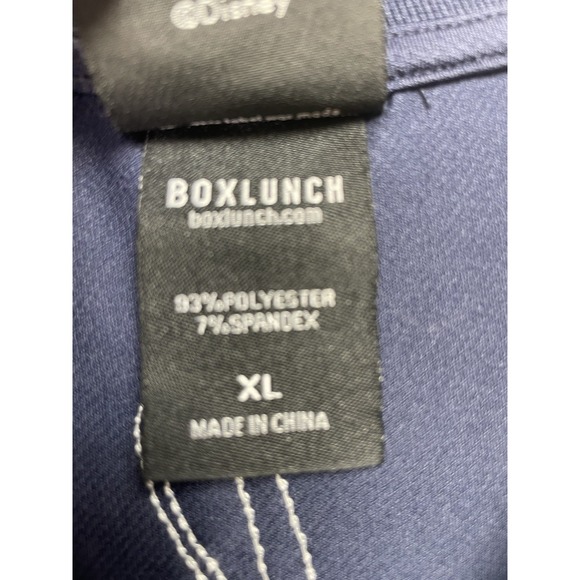 Disney Polo Sz XL Mickey Golfing Embroidered Navy Blue Polo Shirt (H20) EUC - Picture 2 of 5